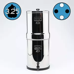 Royal Berkey Wasserfilter mit Ständer + schwarze Berkey Grundierung - Bild 1 von 4