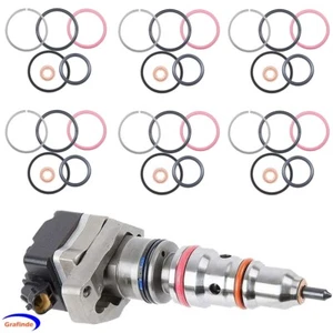 6 Ses for CAT Caterpillar 3126B Diesel Fuel Injector 0R9350 O-Ring Seal Kits - Picture 1 of 12