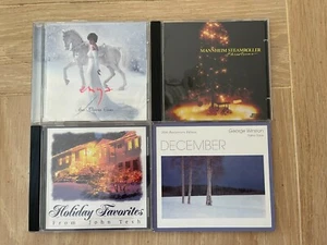New Age Christmas 4 CD LOT - Enya - Mannheim Steamroller - John Tesh - G Winston - Imagen 1 de 2