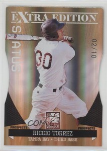 2011 Donruss Elite Extra Edition Prospects Gold Status Die-Cut /10 Riccio Torrez