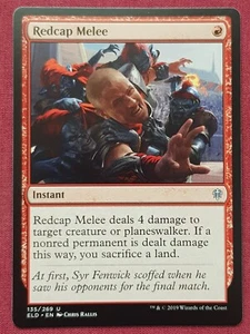 Magic The Gathering THRONE OF ELDRAINE REDCAP MELEE red card MTG - Picture 1 of 2