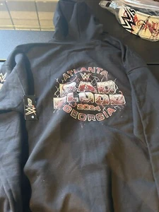 WWE Bad Blood 2024 Zip Up Hoodie Atlanta WWF Cody CM Punk - Picture 1 of 3