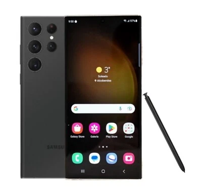 Samsung Galaxy S23 Ultra - 256 GB - Schwarz Black Graphite - Zustand: GUT - Bild 1 von 2