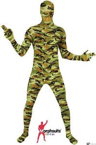 Original Morphsuits Green Commando Kids Suit Character Morphsuit Large - Picture 1 of 2