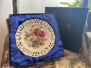 The Leonardo Collection Latticework Floral Plate In Presentation Box (15.5cm) - Picture 1 of 3