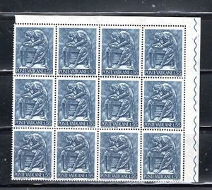 ITALY VATICAN EUROPE STAMPS BLOCK MINT NEVER HINGED LOT VAT9 - Picture 1 of 1