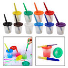 10Pcs Paint Cup Brush Holder Painter Tools   Mess Bottle