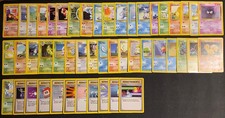 LOTTO DI 48 CARTE POKEMON SET BASE TUTTE ITA