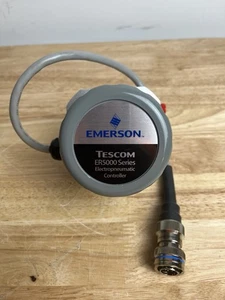 Emerson TESCOM ER5000 ER5264SI-1 Electropneumatic Controller, 24VDC, 110 PSIG - Picture 1 of 9