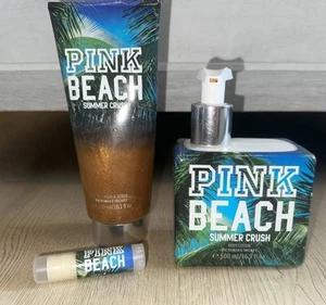 RARO 💙 Lote Vintage Victoria Secret Pink Beach Crush - Loción Exfoliante 16.9 fl oz - Imagen 1 de 7