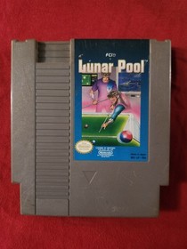 Lunar Pool Video Game For Nintendo NES 