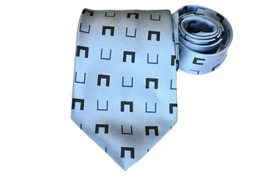 CORBATA HOMBRE GENE MEYER AZUL/GEOMÉTRICA ANCHO: 4" LARGO: 57" Foto 1 de 4