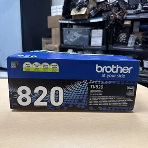 Brother TN820 Genuine Black Toner Cartridge Sealed Box - Picture 1 of 7