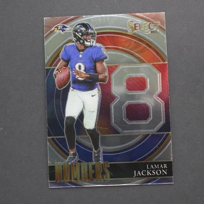 2021 Panini Select - Lamar Jackson Select Numbers #SN-5 - Image 1 of 2