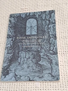 FONS SAPIENTIAE Garden Fountains in Illustrated Books, 16th & 18th Century DCB - Bild 1 von 7