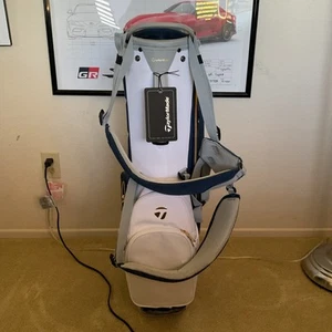 New TaylorMade Kalea Gold Stand Golf Bag (Navy /White) 4 Way Divider Top - Picture 1 of 6