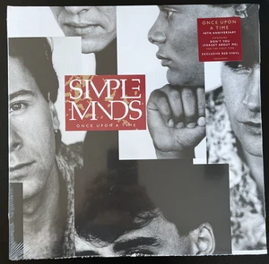 SIMPLE MINDS  ONCE UPON A TIME RED VINYL LP LIMITED EDITON IMPORT  SEALED MINT - Picture 1 of 2