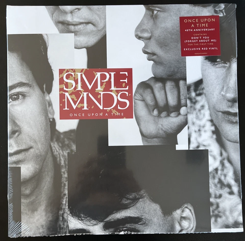 SIMPLE MINDS  ONCE UPON A TIME RED VINYL LP LIMITED EDITON IMPORT  SEALED MINT - Image 1 of 2