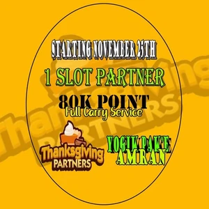 MONO_POLY_GO THANKSGIVING PARTNERS EVENT - FULL CARRY SERVICE 24 HOURS COMPLETED - Picture 1 of 1