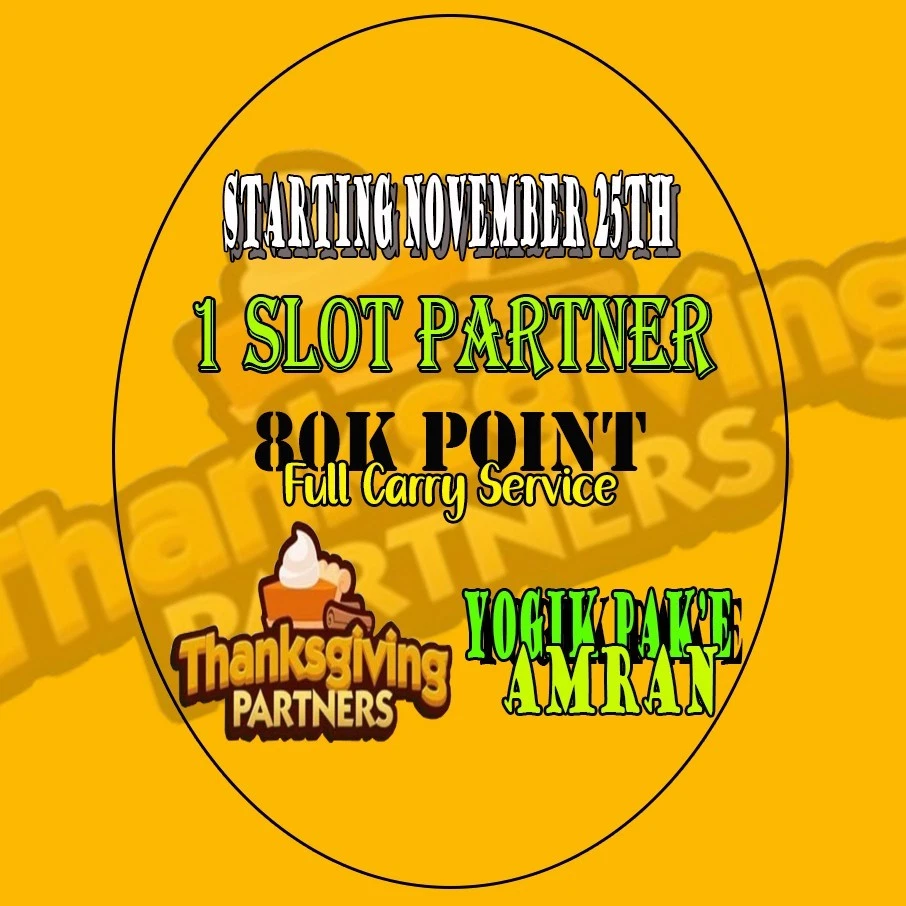 MONO_POLY_GO THANKSGIVING PARTNERS EVENT - FULL CARRY SERVICE 24 HOURS COMPLETED - Image 1 of 1