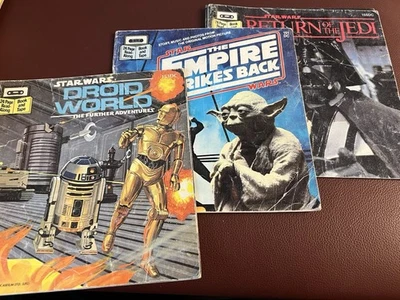Lote De 3 Libros De Colección Star Wars Leer A lo largo SIN CINTAS INCLUIDAS Foto 1 de 4