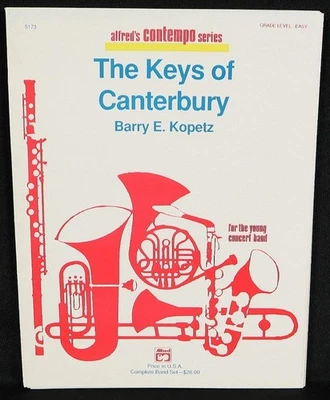 The Keys Of Canterbury Sheet Music Score Book by Kopetz Alfreds Contempo Series - Image 1 of 4