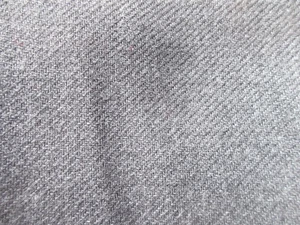 One Yard Grey Wool Blend fabric Solid Medium Weight 58" x 36" - Picture 1 of 2