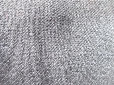 One Yard Grey Wool Blend fabric Solid Medium Weight 58" x 36" - Image 1 of 2