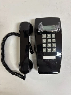 Cortelco 255400-VBA-20MD Value Line Wall Phone Black - Brand New! - Image 1 of 2
