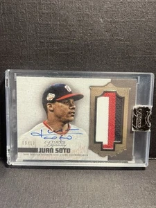 2019 Topps Dynasty Juan Soto Auto Game Used Patch /10 Nationals Encased - Picture 1 of 4