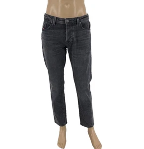 Diesel Men Grey LARKEE-BEEX Regular Fit Tapered Jeans W32 L30 - Picture 1 of 13