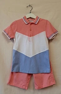Boys TUTTO PICCOLO 2- Piece shorts and Polo Shirt Set Age 4 (102cm) CG N09 - Picture 1 of 8