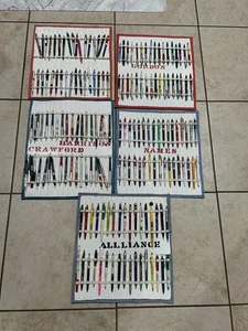 Riesiges Vintage Nebraska Werbung Werbe Kugelschreiber Bleistift Lot Display Matten - Bild 1 von 11