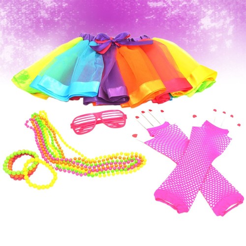 VETEMENTS Accessoires De Vêtements Néon Costume Photographie Gants Résille