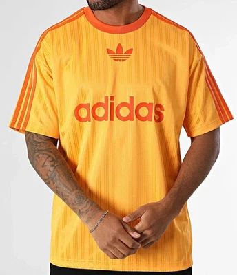 NOVA CAMISETA MASCULINA ADIDAS ORIGINALS TREFOIL POLI #JP1027 LARANJA tamanho XL - Imagem 1 de 4