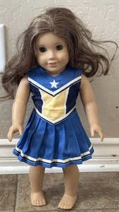 American Girl Puppe: gewellte braune Haare, haselnussgrüne Augen, gebraucht - m - Bild 1 von 9