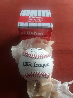 Béisbol Oficial Wilson DE COLECCIÓN en Caja A1074 Little League Hecho en Haití Foto 1 de 4
