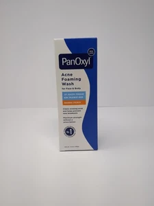 Panoxyl Acne Foaming Wash Benzoyl Peroxide 10% Maximum Strength Antimicrobial - Picture 1 of 6