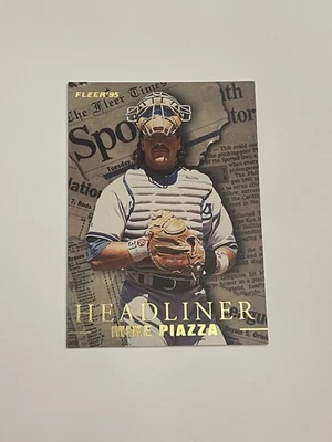 1995 Fleer — Mike Piazza Headliner No15/20  - Изображение 1 из 2
