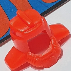 Vtg BattleTech Zack Hawkins HELMET original Tyco Mauler orange accessory part - Picture 1 of 16