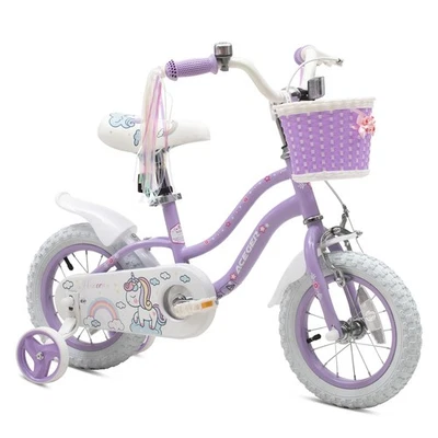 Bicicleta Estilo Princesa Niñas con Cesta para Niños y Niños Pequeños de 2-13 Años, 1... Foto 1 de 4