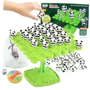 Panda Balance Game Toy,Two-Player Balance Tree Game Parent-Child Interactive - Picture 1 of 7
