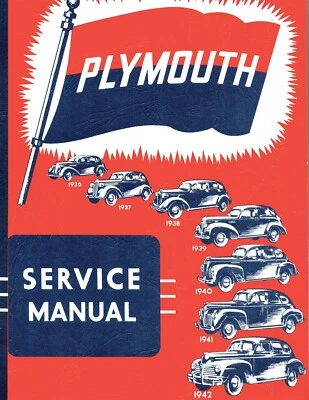 Manual de servicio Plymouth 1936-1942 Foto 1 de 4
