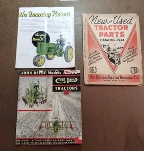 1930s & 40s JOHN DEERE Model H, -A & B TRACTOR Brochures..Damage - Picture 1 of 18