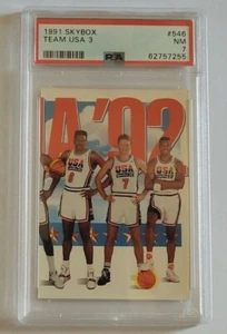 1991 Skybox Team USA 3 #546 Pippen Ewing Larry Bird Olympics PSA 7 - Bild 1 von 5