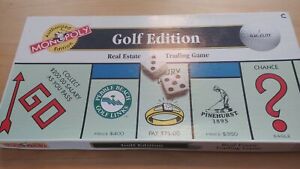 Golf Edition Authorized Edition Monopoly Board Game Hasbro 100% Complete ⛳🔥FUN 