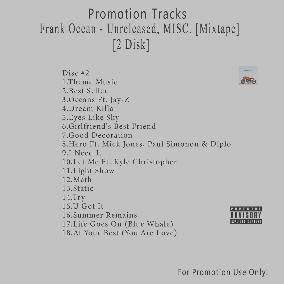 Album CDs Frank Ocean for sale | eBay