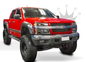 KING FENDER FLARES fits 2004-2012 COLORADO / CANYON Pocket-Rivet SMOOTH finish - Picture 1 of 9
