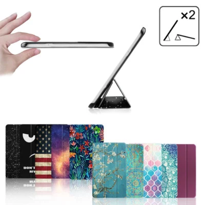 For Samsung Galaxy Tab E 8.0" /9.6" SlimShell Case Slim Lightweight Stand Cover - Image 1 of 3