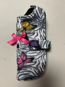 Dog Clothes Fleece Coat  With Bow  Size : 4 Plus XXXS - Picture 1 of 1